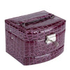 Purple PU Leather Jewelry Multi-Functional Storage Box-Watch Box-Innovato Design-Innovato Design