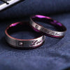 Men Women Stainless Steel Love Promise Ring Couples Wedding Bands
