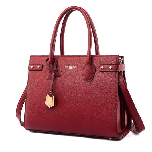 Casual PU Leather Tote Bag, Shoulder Bag and Handbag