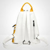 Large Side Zipper Leather Backpack in Multiple Colors-Leather Backpacks-Innovato Design-Yellow-10 in-Innovato Design