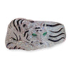 AAA Zircon Crystal Enamel Gorgeous Tiger Animal Bangle Bracelet-Bracelets-Innovato Design-Silver-Innovato Design