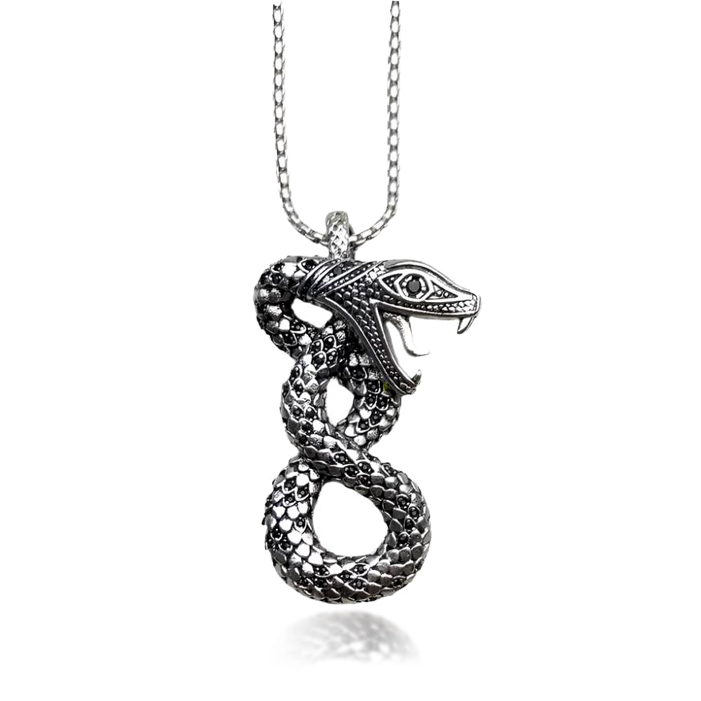 ★Hei★ sv925thin snake necklace HE23WINSG628XXFR 925 Sterling Silver Snake Necklace – Innovato Design