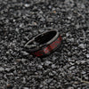 8mm Red & Black Celtic Dragon Tungsten Carbide Comfort Fit Wedding Ring-Rings-Innovato Design-5-Innovato Design