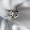925 Sterling Silver Ring Wave Ocean Beach Lab Created white Opal. Silver Ring sizes 5-10-Rings-Innovato Design-5-Innovato Design