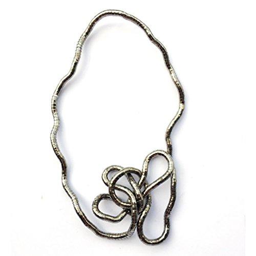 Wear You Like Fun Twisted Necklace 5mm Thickness 90cm Length Bendable Snake Chain Flexible Twist Jewelry Bendy Necklaces-Necklaces-Innovato Design-Gold-Innovato Design