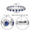 Women's 925 Sterling Silver Full Zircon Elegant Heart-shaped Tennis Bracelet-Bracelets-Innovato Design-Clear-Innovato Design