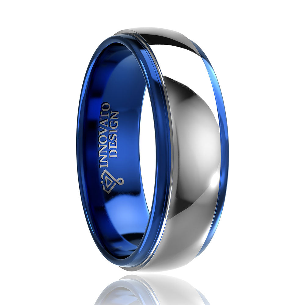 Braided Silver Tungsten Wedding Band Ring - Mens Brushed Tungsten