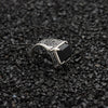 925 Sterling Silver Black Onyx Ring with Engraved Flower for Men-Rings-Innovato Design-7-Innovato Design