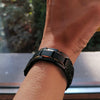 Unisex Black & Gold Magnetic Bracelet with Adjusting Tool-Bracelets-Innovato Design-Innovato Design