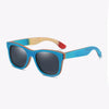 Polarized Men's Wooden Bamboo Sunglasses with Box Set-wooden sunglasses-Innovato Design-Dark Blue-Innovato Design