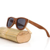 Polarized Men's Wooden Bamboo Sunglasses with Box Set-wooden sunglasses-Innovato Design-Brown-Innovato Design