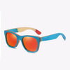 Polarized Men's Wooden Bamboo Sunglasses with Box Set-wooden sunglasses-Innovato Design-Light Green-Innovato Design