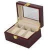 Brown Multi-Grid Luxury Wooden Watch Box Organizer-Watch Box-Innovato Design-3 Grids-Innovato Design
