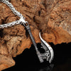 Men's Stainless Steel Nordic Axe Talisman Pendant Necklace-Necklaces-Innovato Design-Innovato Design