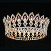 Princes & Queen Baroque Tiaras and Crowns for Women-Crowns-Innovato Design-Gold Brown-Innovato Design