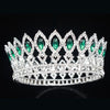 Princes & Queen Baroque Tiaras and Crowns for Women-Crowns-Innovato Design-Siver Green-Innovato Design