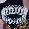 Princes & Queen Baroque Tiaras and Crowns for Women-Crowns-Innovato Design-Gold Navy-Innovato Design