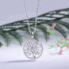 925 Sterling Silver Tree of Life Pendant Necklace-Necklaces-Innovato Design-Innovato Design