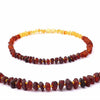 Natural Baltic Amber Stone Beaded Necklace Accessory-Necklaces-Innovato Design-Cognac-45CM Adult Necklace-Innovato Design