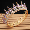 Royal Queen & King Tiaras and Crowns for Wedding, Pageant Prom-Crowns-Innovato Design-Mix Purple-Innovato Design