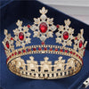 Vintage Royal King & Queen Crown for Wedding or Prom-Crowns-Innovato Design-Red-Innovato Design