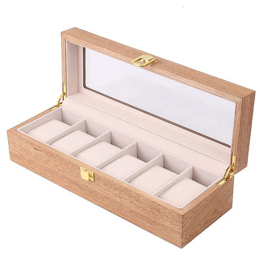 Retro Wooden Watch and Jewelry Collection Storage Organizer-Watch Box-Innovato Design-Innovato Design