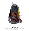 Multi-Color Yellow, Red, Brown and Pink Leather Sling Bag or Backpack for Girls-Leather Backpacks-Innovato Design-Innovato Design