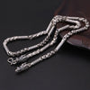 925 Sterling Silver Dragon Necklace for Men-Necklaces-Innovato Design-19.7 inch-Innovato Design