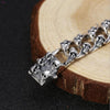 925 Sterling Silver Wrist Chain Bracelet for Men-Skull Bracelet-Innovato Design-Innovato Design