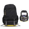 Black Camping/Hiking 20 to 35 Litre Backpack with Shoe Compartment-Sport Backpacks-Innovato Design-Innovato Design
