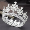 Fashion Royal King and Queen Tiara Crown for Wedding or Party-Crowns-Innovato Design-Silver White-Innovato Design