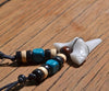 Handmade Maori Tribal Bone Choker Ceramic Shark Tooth Pendant Necklace-Necklaces-Innovato Design-Innovato Design