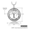 Classic Vintage Tree of Life Pendant Necklace-Necklaces-Innovato Design-Silver-Innovato Design