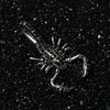 Sterling Silver Scorpion Pendant with Black Zirconia Crystals-Necklaces-Innovato Design-18-Innovato Design