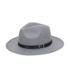 Wide Brim Vintage Fedora and Panama Hat-Hats-Innovato Design-Gray-Innovato Design