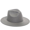 Wide Brim Vintage Fedora and Panama Hat-Hats-Innovato Design-Gray 2-Innovato Design