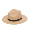 Wide Brim Vintage Fedora and Panama Hat-Hats-Innovato Design-Khaki 1-Innovato Design