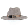 Soft Shaped Paper Straw Panama Hat-Hats-Innovato Design-Blue-Innovato Design