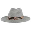 Soft Shaped Paper Straw Panama Hat-Hats-Innovato Design-Gray-Innovato Design