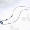Lucky Eye 925 Sterling Silver Fashion Vintage Pendant Necklace-Necklaces-Innovato Design-Innovato Design