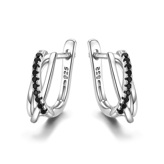 Spinel Stone 925 Sterling Silver Stud Earrings-Earrings-Innovato Design-Gamma-Innovato Design