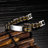 Custom Engrave Bike Chain Stainless Steel Fashion Bracelet-Bracelets-Innovato Design-Silver-Innovato Design
