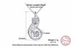 925 Silver Fox Pendant Necklaces with White Zircon Stone-Necklaces-Innovato Design-Innovato Design