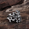 Hollow Flame Design Stainless Steel Retro Fashion Ring-Rings-Innovato Design-8-Innovato Design