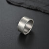 10mm Classic Stainless Steel Retro Ring-Rings-Innovato Design-Gold-7-Innovato Design