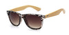 Bamboo Wooden Sunglasses for Men Polarized Original Design Hand Made Frames-wooden sunglasses-Innovato Design-White Leopard-Innovato Design