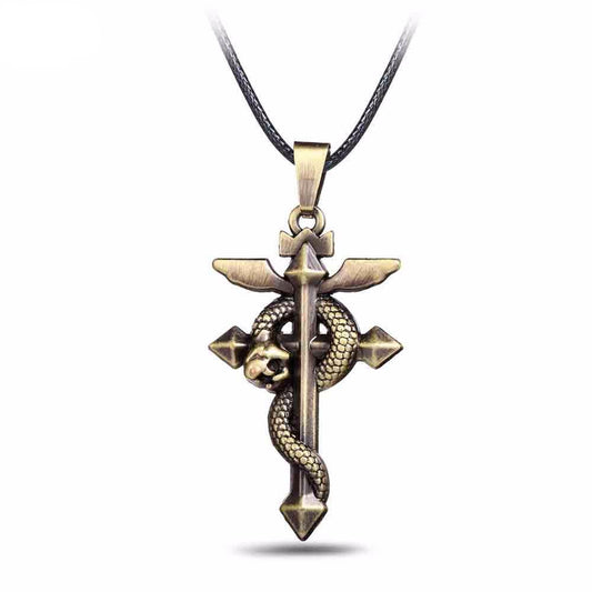 Luxury Bronze Snake Necklace-Necklaces-Innovato Design-Innovato Design