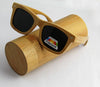 Men's Luxury Wooden Polarized Sunglasses in 14 Colors-wooden sunglasses-Innovato Design-smoke with round box-Innovato Design