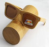 Men's Luxury Wooden Polarized Sunglasses in 14 Colors-wooden sunglasses-Innovato Design-brown with round box-Innovato Design