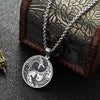 Stainless Steel Yin and Yang Dragon Pendant Necklace-Necklaces-Innovato Design-Innovato Design